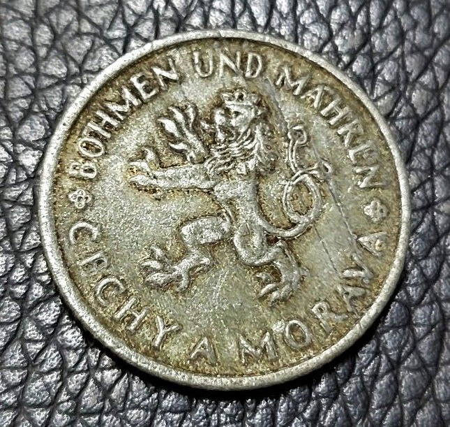 Read more about the article 1942 Bohemia and Moravia 1 Koruna Coin