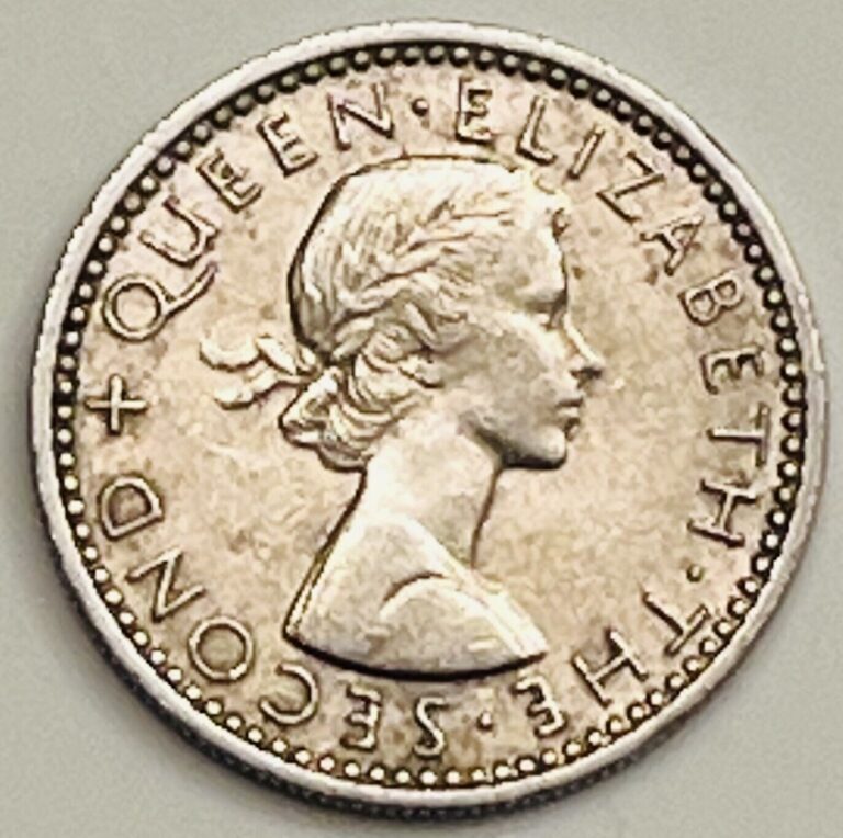 Read more about the article 1964 New Zealand 6 Pence KM# 26.2 Circulated Condition