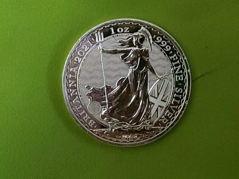 Read more about the article 2021 Great Britain UK 1 oz British Silver Britannia Brilliant Uncirculated