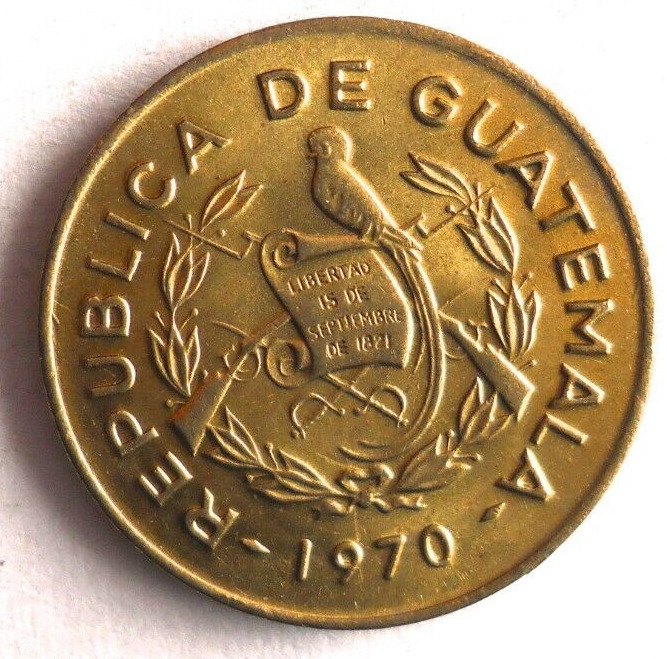 Read more about the article 1970 GUATEMALA CENTAVO – AU – High Quality Coin – FREE SHIP – Bin #998