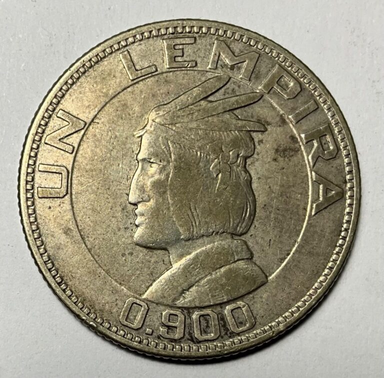 Read more about the article 1937 Hondura 1 Lempira Silver Very Fine