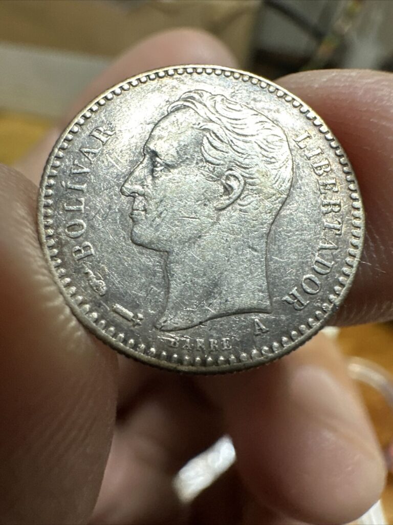 Read more about the article 1893A  VENEZUELA 50 CENTIMOS