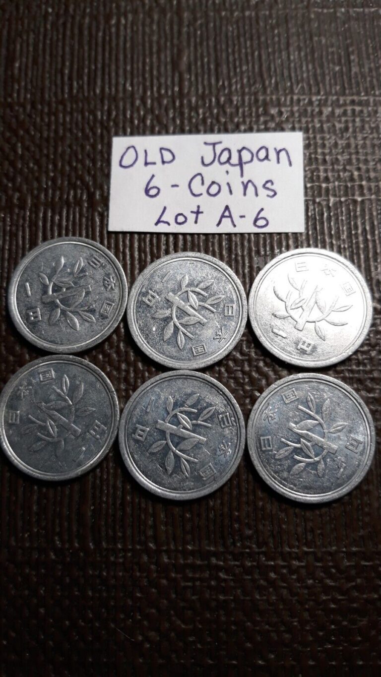 Read more about the article From Old Japan 6 Coins   All  1 Yen   Very Nice Coins   Lot A-6