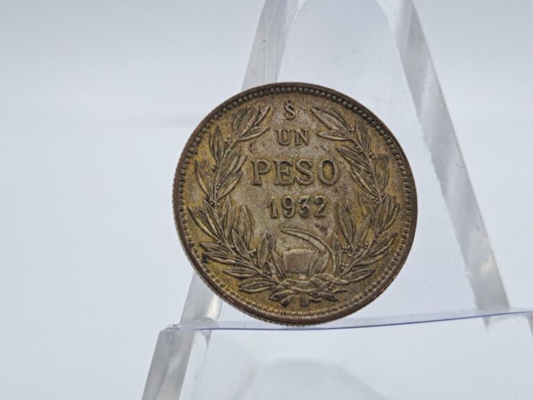 Read more about the article 1932 Chile Un Peso **Santiago Mint**