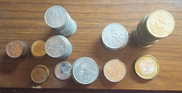Read more about the article SINGAPORE Large Lot of One Hundred Forty-One (141) Coins- Exotic Currency!!