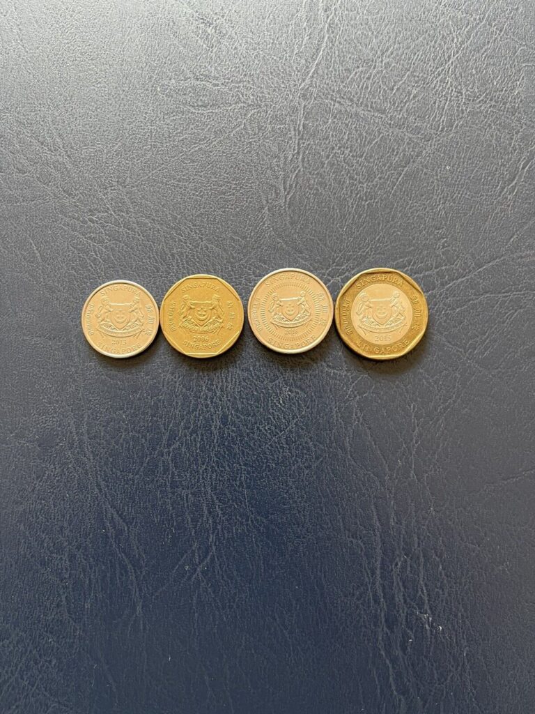 Read more about the article Singapore Various Denomination Circulated Coins.