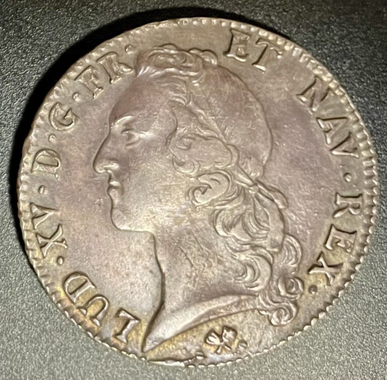 Read more about the article France  Louis XV  1/20 Écu au bandeau 6 Sols  1768 L Rare Silver Coin Graded