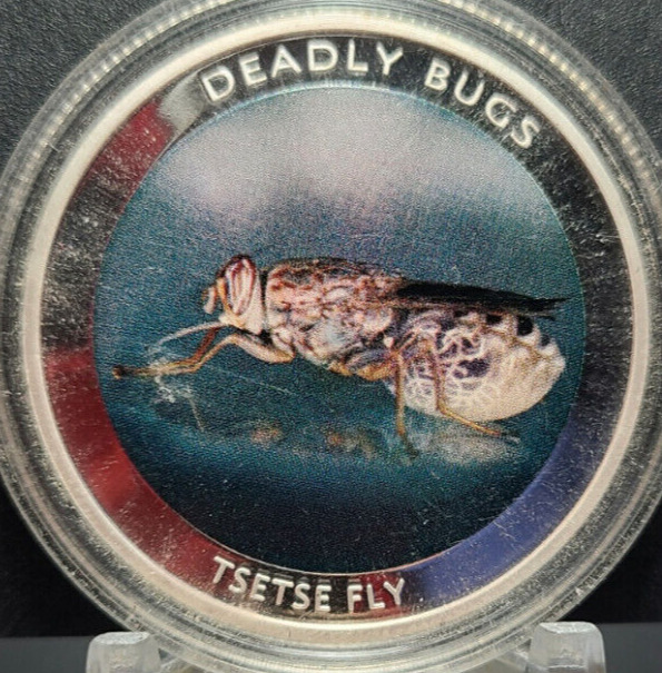 Read more about the article 2010 Zambia 1000 Kwacha Deadly Bug Tsetse Fly /  COLOURED PROOF / RARE COIN