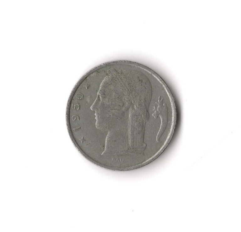 Read more about the article 1950 Belgium – 5 Francs – 194 – Copper Nickel – 6g