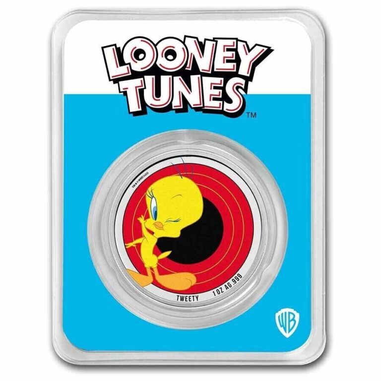 Read more about the article 2023 Samoa 1 oz Silver Looney Tunes Tweety Colorized Silver Coin