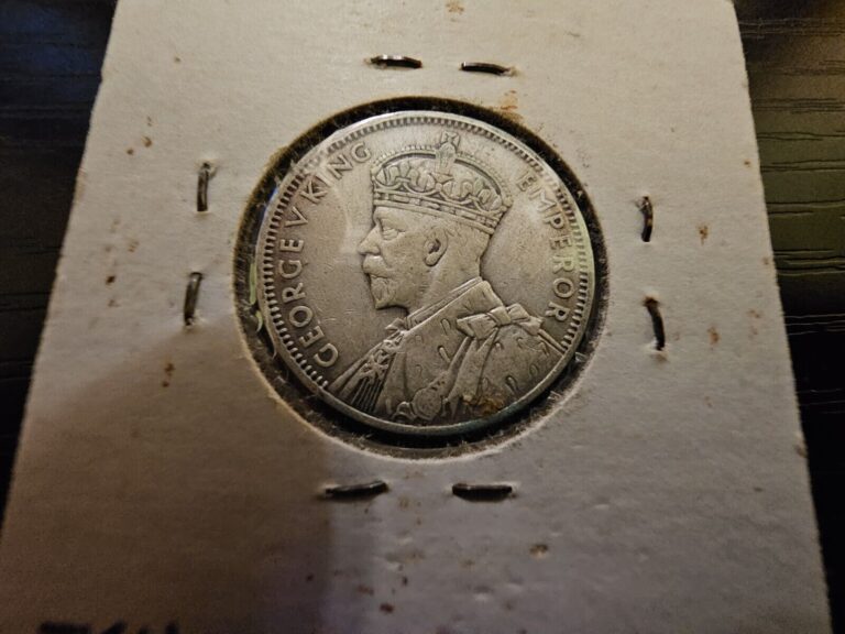 Read more about the article Mauritius George V 1934 Silver Half Rupee