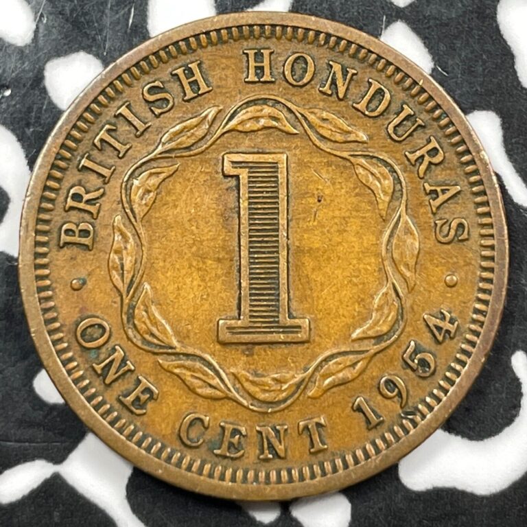 Read more about the article 1954 British Honduras 1 Cent (Many Available) (1 Coin Only)