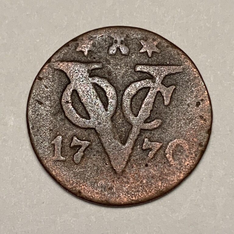 Read more about the article 1700’s Coin – Netherlands East Indies Half Duit  FREE SHIPPING