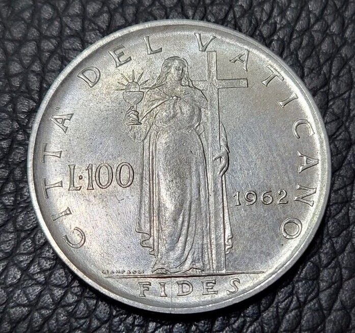 Read more about the article 1962 Vatican City 100 Lira Coin
