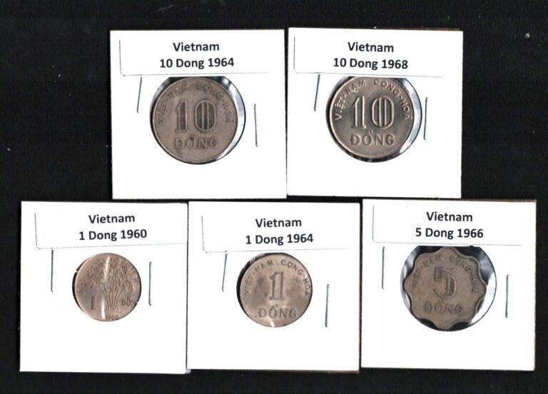 Read more about the article VIETNAM 1960-1968 SET OF 5 COINS