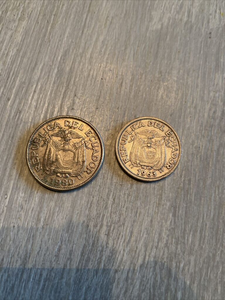 Read more about the article 1980 Ecuador Sucre  1963 50 Centavos- 2 Coins Coin