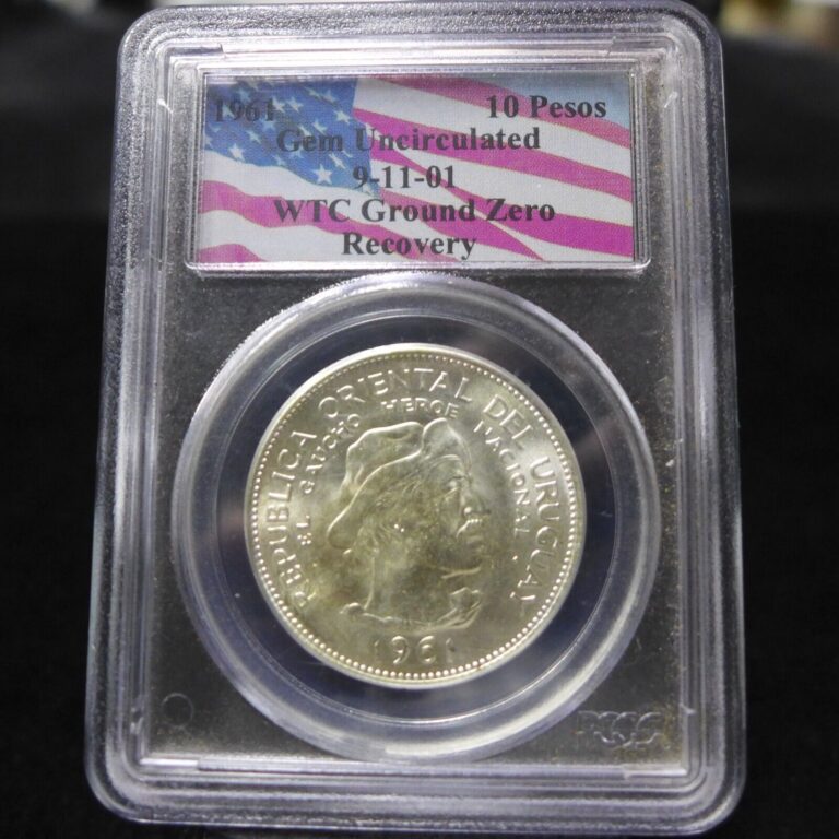 Read more about the article Uruguay 1961 10 Peso-gem Uncirculated WTC Ground Zero Recovery PCGS