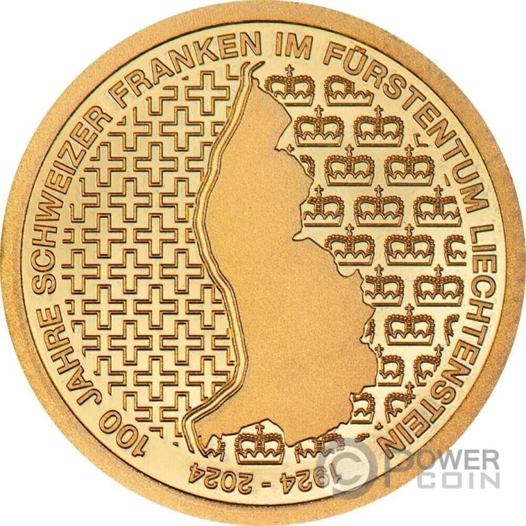 Read more about the article RHINE VALLEY 100 Years Swiss Franc Gold Coin 10 Francs Liechtenstein 2024