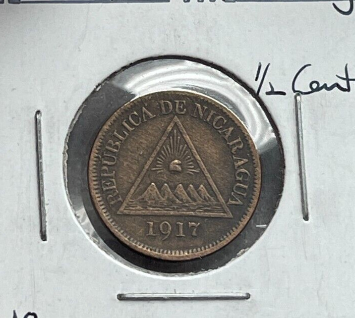 Read more about the article 1917 Nicaragua 1/2 Half Centavo L2