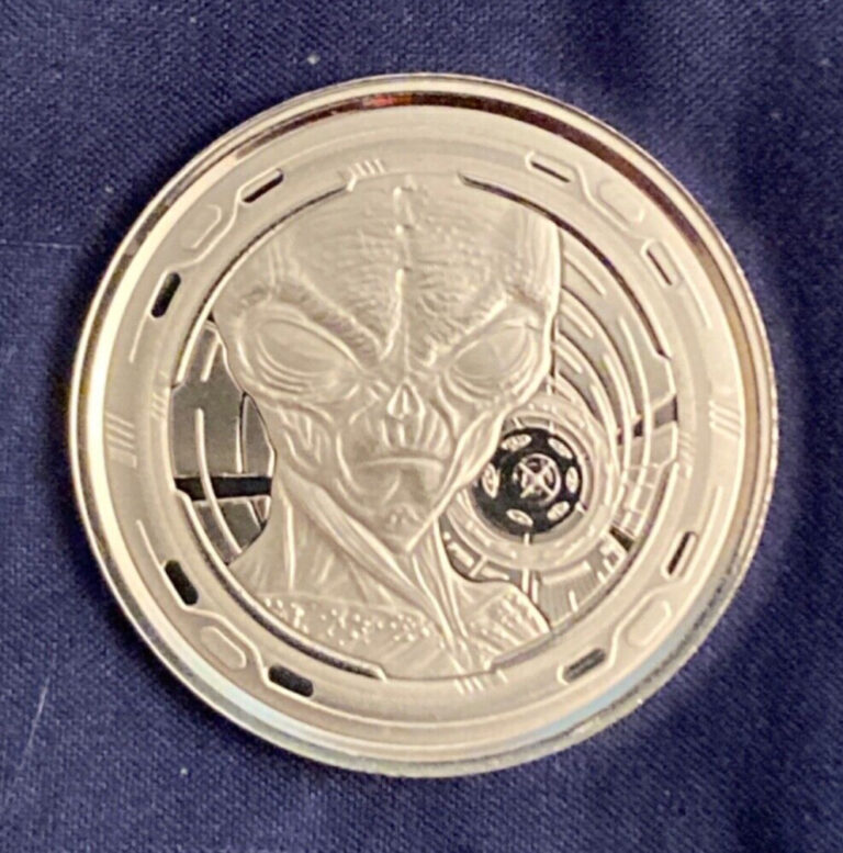 Read more about the article 2022 Ghana Alien Coin 1 oz silver coin