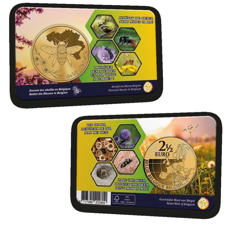 Read more about the article 2024 Belgium The Bee 10.5g CN Coin in Card – 12 500 Mintage
