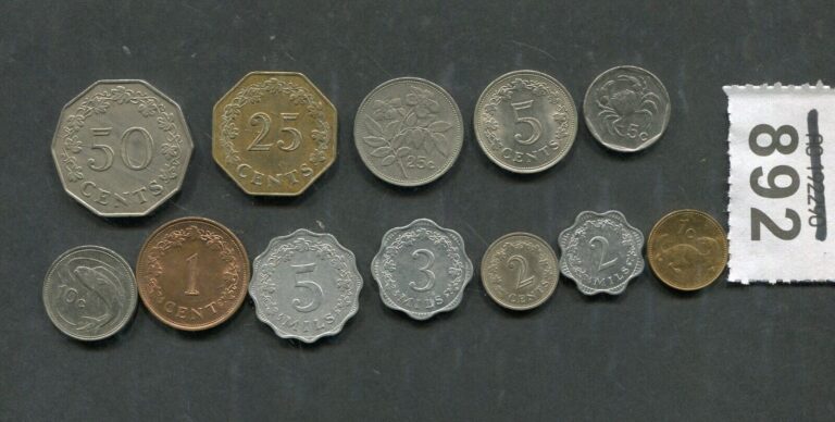 Read more about the article Lot of  12  coins of  Malta