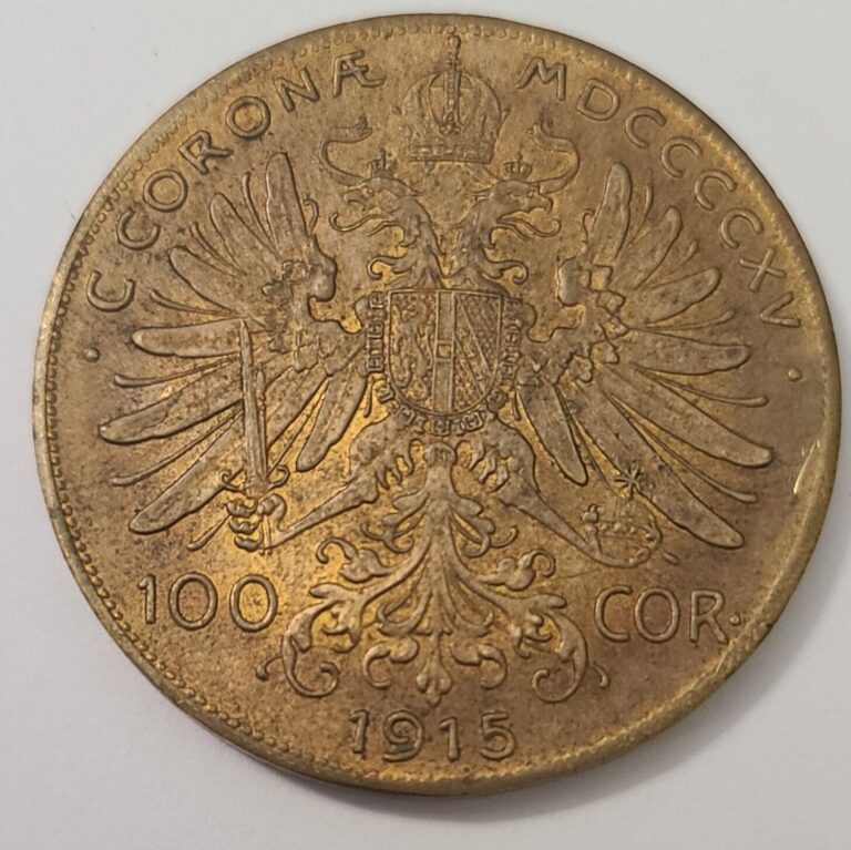Read more about the article Rare Contemporary CFT 1915 Austria 100 Corona Gold Coin