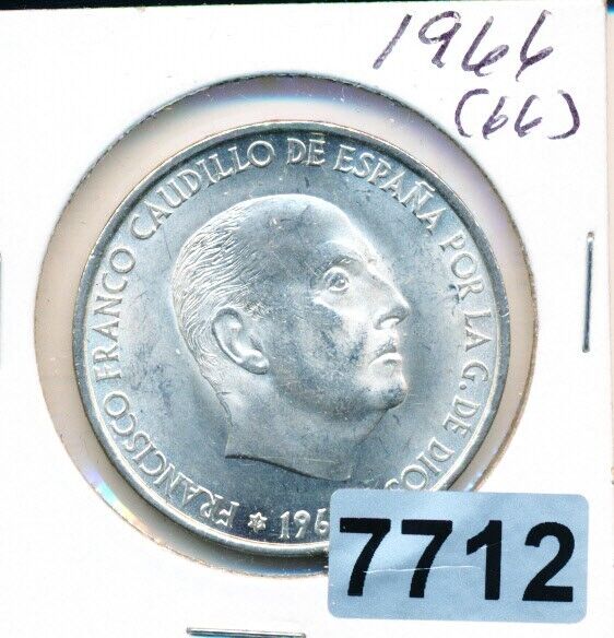 Read more about the article SPAIN  – 1966 (66)  – SILVER CROWN – CHOICE BU – #7712