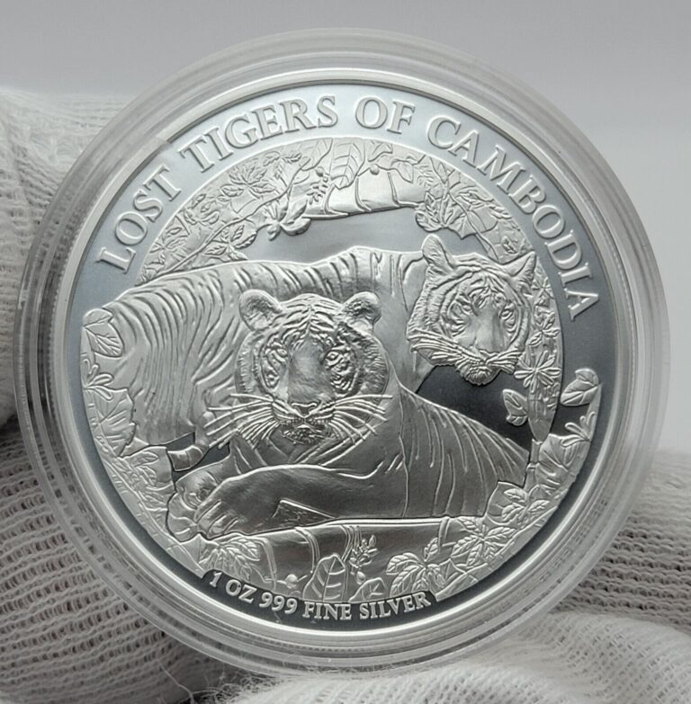 Read more about the article 2024 Lost Tigers of Cambodia 1 oz .999 Fine Silver Coin BU