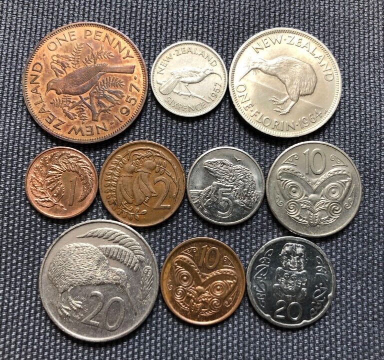 Read more about the article New Zealand 🇳🇿 Lot Of 10  World Foreign Coins