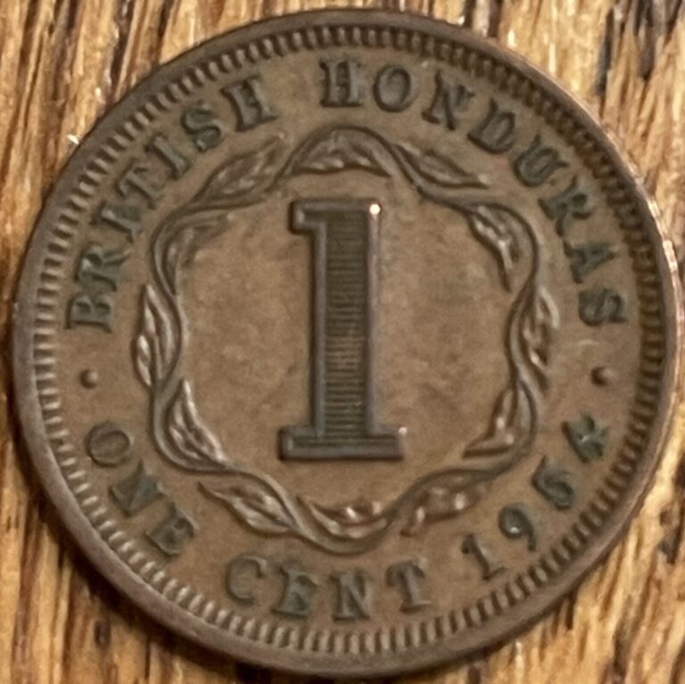 Read more about the article British Honduras (Belize) 1 Cent Coin  1954  High Grade (2 of 2 offered)