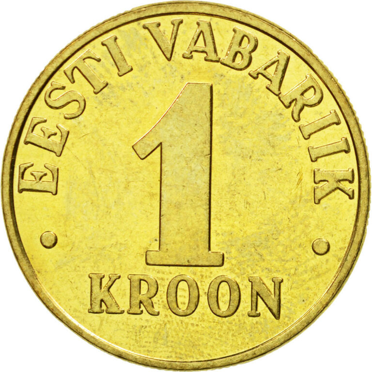 Read more about the article Estonian Coin Estonia 1 Kroon | Lions | 1998 – 2006