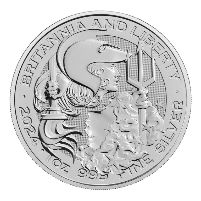 Read more about the article 2024 UK £2 1 oz Silver Britannia and Liberty .999