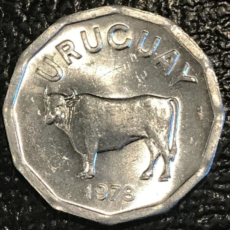 Read more about the article HIGH GRADE BU 1978 URUGUAY 5 CENTESIMOS ALUMINUM COIN-AGT525