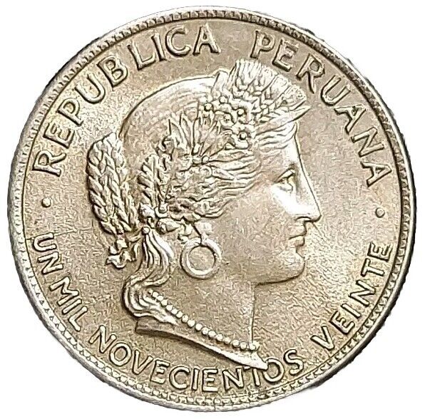 Read more about the article 1918 PERU 10 CENTAVOS XF+ AU COIN 1st YEAR TYPE KM 214.1