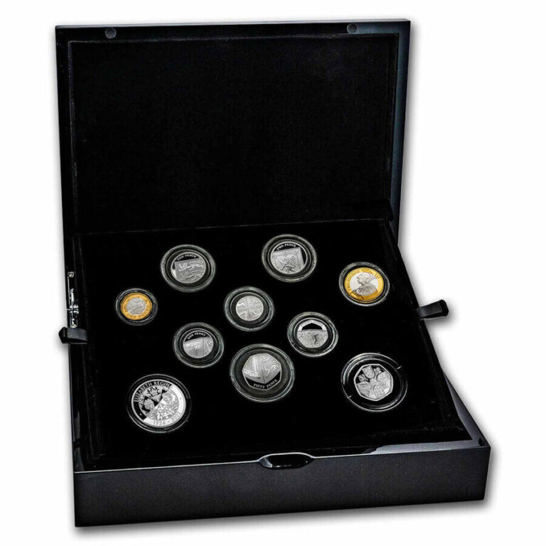 Read more about the article 2022 GB 10-Coin Silver Her Majesty Queen Elizabeth II Proof Set