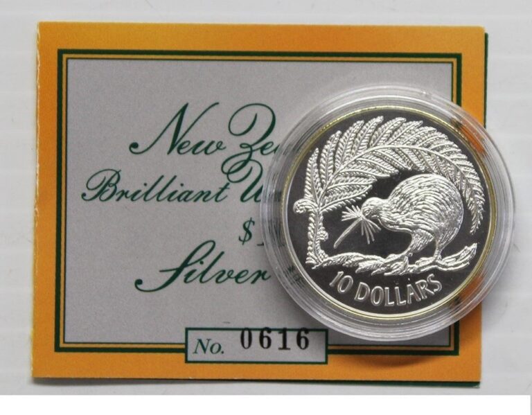 Read more about the article New Zealand – 1998 – Silver Proof Coin –     Kiwi Proof Rare