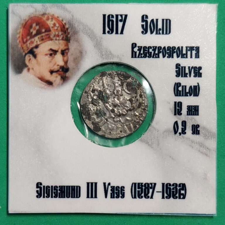 Read more about the article 1617 Solid Polish-Lithuanian Commonwealth – Silver coin #485