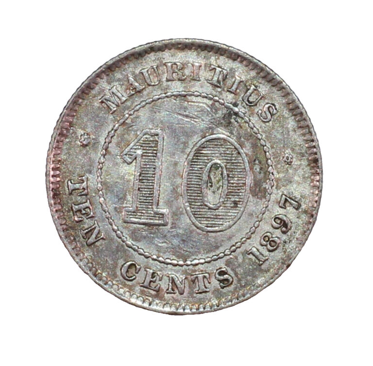 Read more about the article 1897 MAURITIUS SILVER 10 CENTS – CIRCULATED – KM10.1