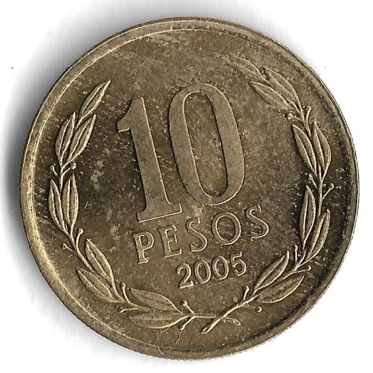 Read more about the article 2005 Chile 10 Pesos World Coin – KM# 228