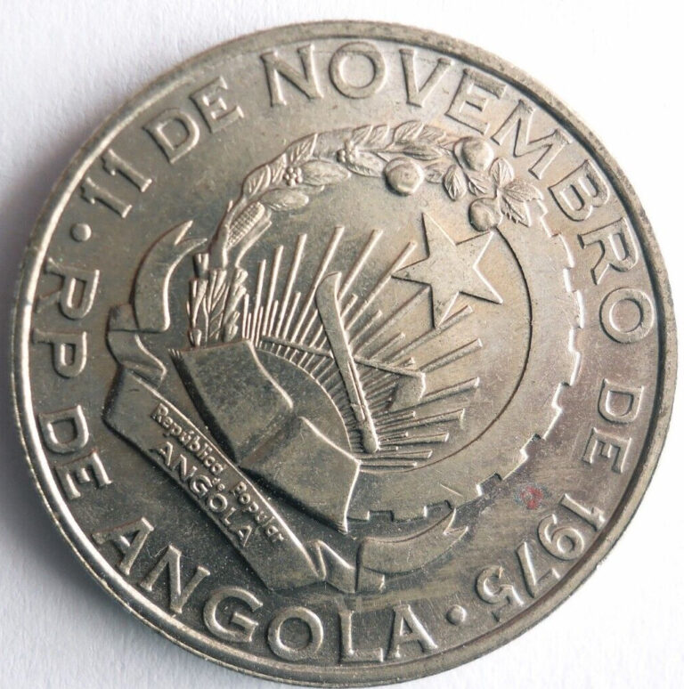 Read more about the article 1975 ANGOLA 5 KWANZAS – Excellent Coin – FREE SHIP – AFRICA BIN #3