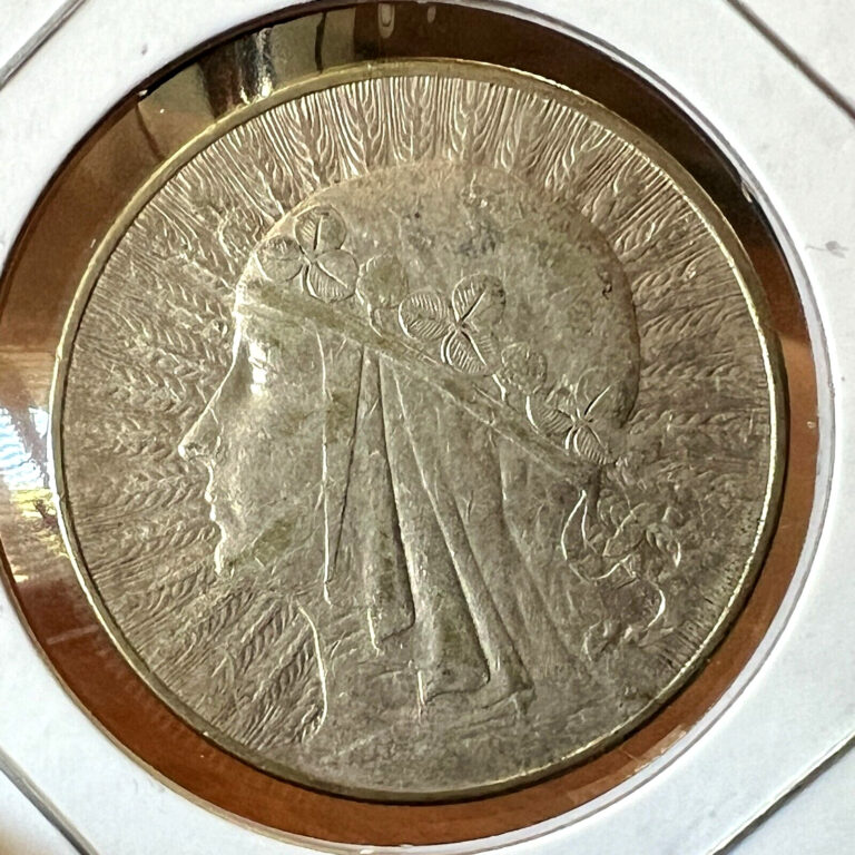 Read more about the article 1932 POLAND SILVER 10 ZLOTCH CROWN COIN