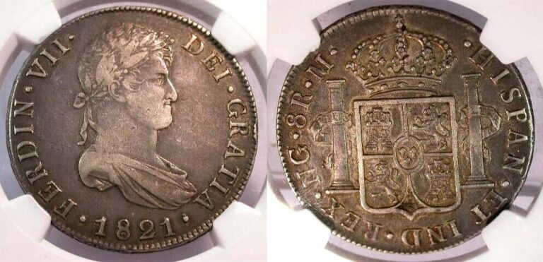 Read more about the article 1821 Guatemala NG M 8 Reales NGC VF35 undergraded?? Great original toning!