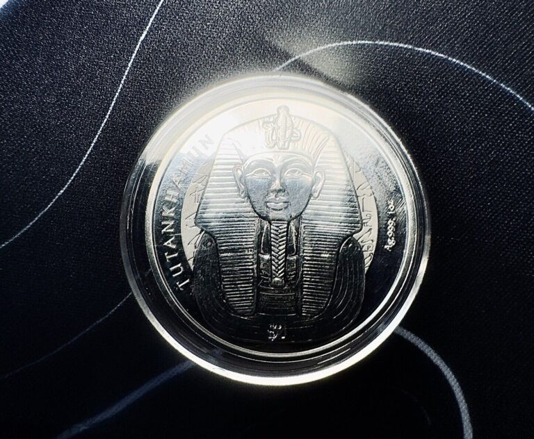 Read more about the article 2023 Sierra Leone Tutankhamun 1 oz 999 Silver Reverse Proof