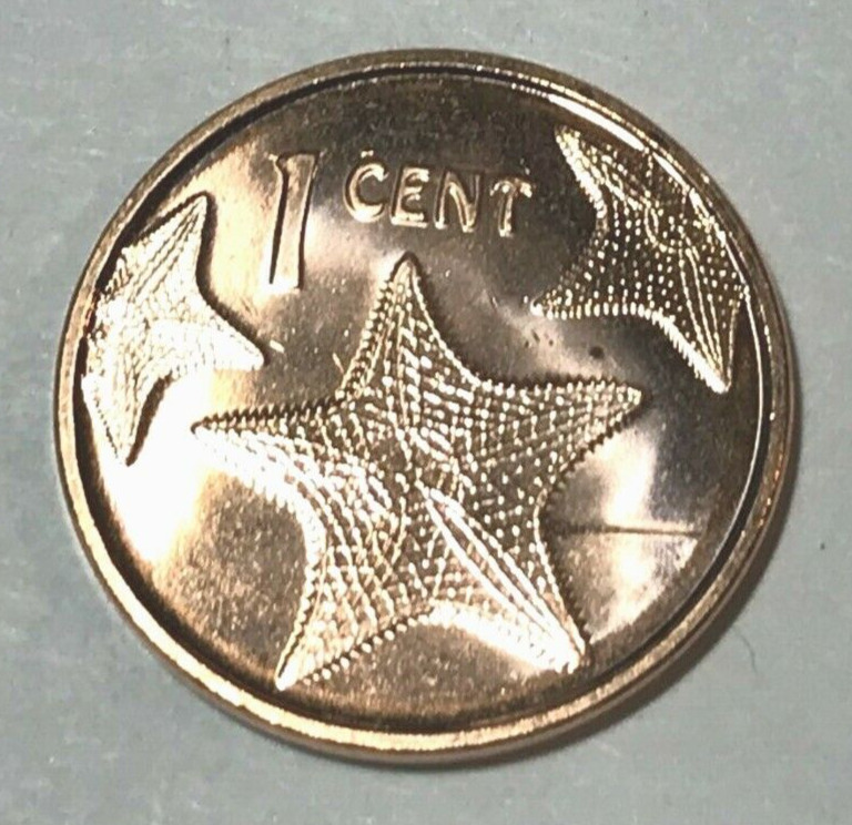 Read more about the article 2015 Bahamas Coin 1 cent Star Fish Ocean Animal Wildlife