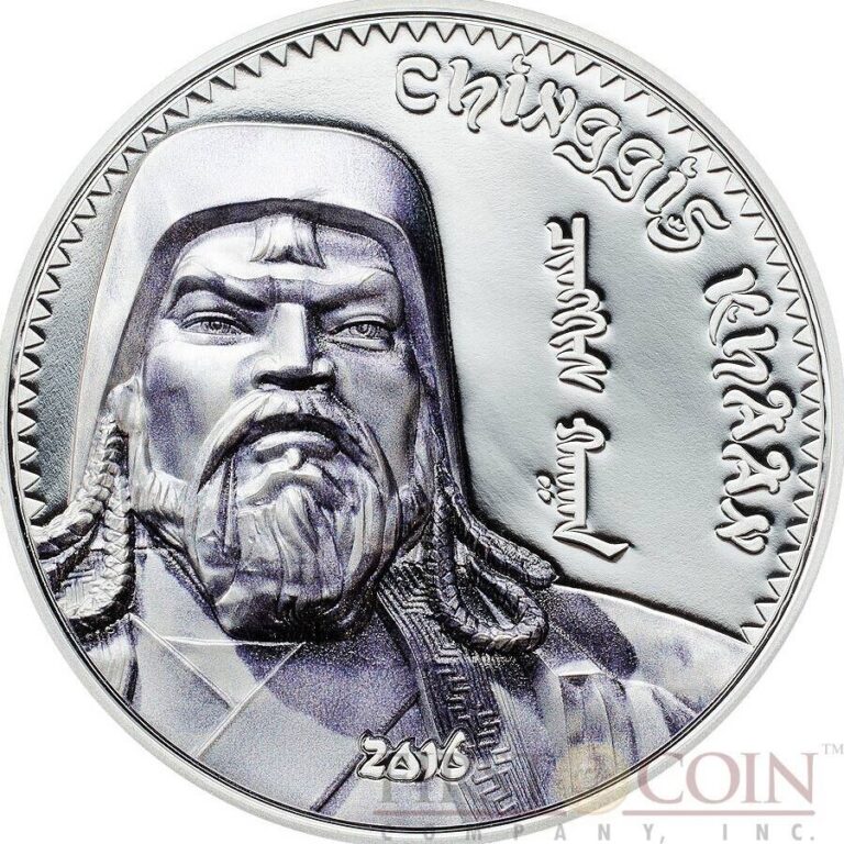 Read more about the article Mongolia 1 oz CHINGGIS KHAAN 1st MONGOL EMPIRE KING OF KINGS Silver coin 2016