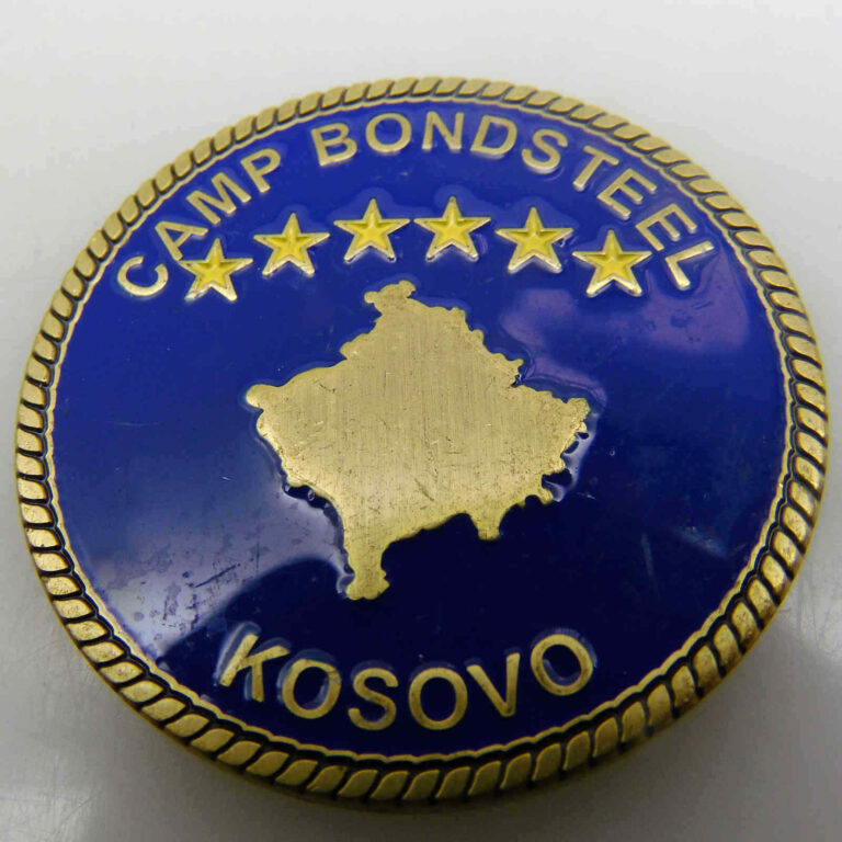 Read more about the article U.S.ARMY KOSOVO CAMP BONDSTEEL CHALLENGE COIN