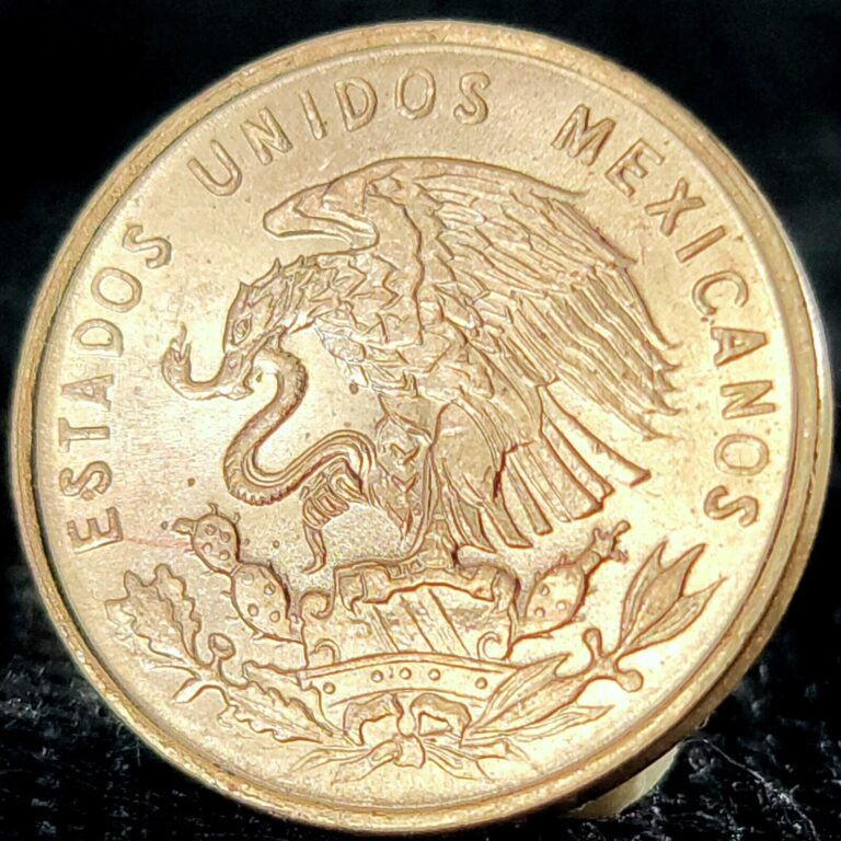 Read more about the article *Uncirculated* Authentic Mexico 1 Centavo *Beautiful* 1950s/1960s Brass Coin