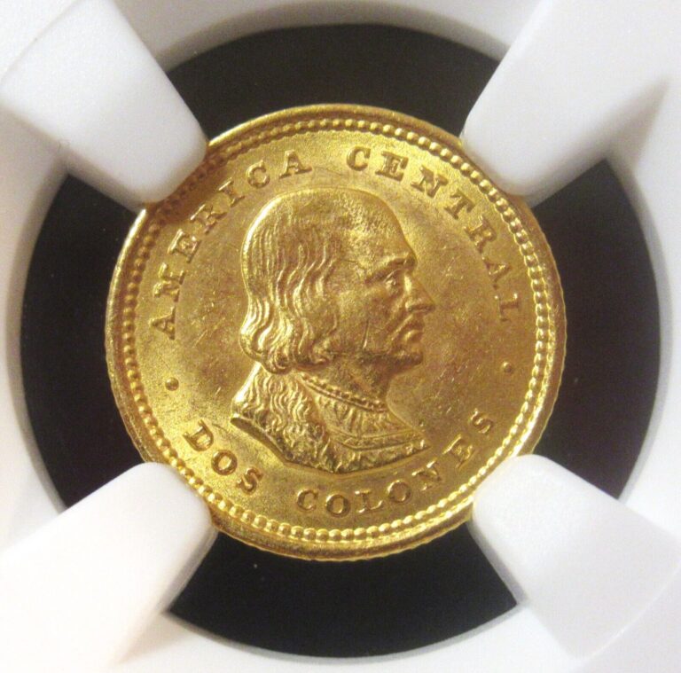 Read more about the article Costa Rica: 1900 Gold 2 Colones KM-139 NGC MS-62.