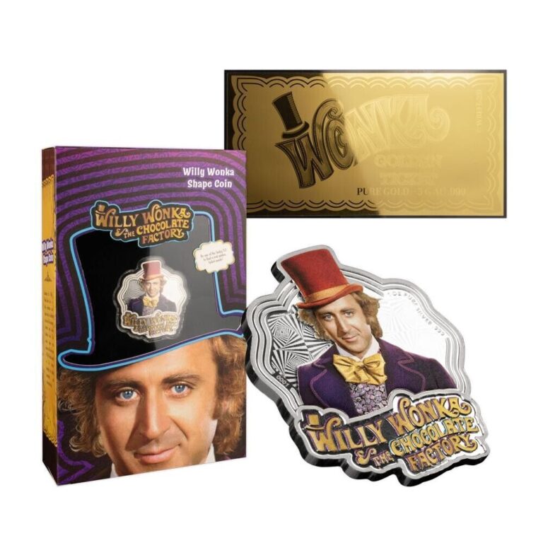 Read more about the article 2024 Samoa 1 oz. .999 Willy Wonka Shaped Silver Coin – Possible Gold! Only 3500!